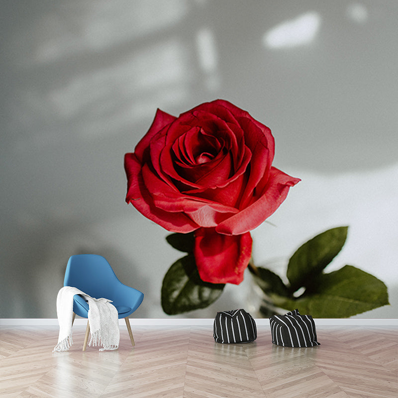 Photography Environment Friendly Mural Wallpaper Beautiful Roses Bedroom Wall Mural