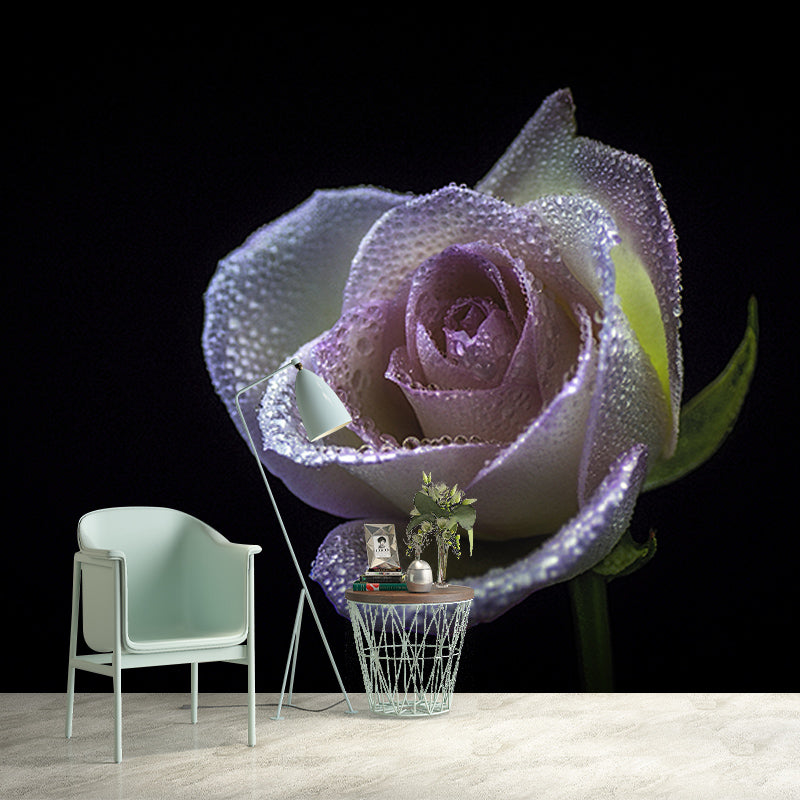 Photography Stain Resistant Wallpaper Beautiful Roses Living Room Wall Mural