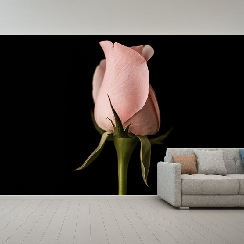 Modern Style Wall Mural Wallpaper Beautiful Roses Bedroom Wall Mural