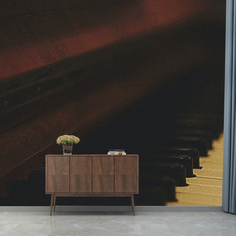 Washable Photography Mural Wallpaper Musical Instruments Indoor Wall Mural