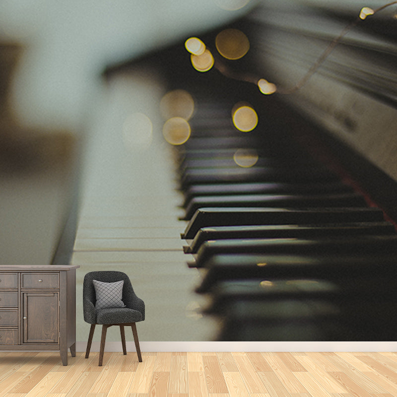 Musical Instruments Stain Resistant Wall Mural Washable Wallpaper Sitting Room Wall Mural