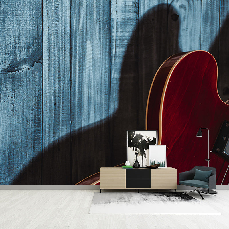 Musical Instruments Stain Resistant Wall Mural Washable Wallpaper Sitting Room Wall Mural