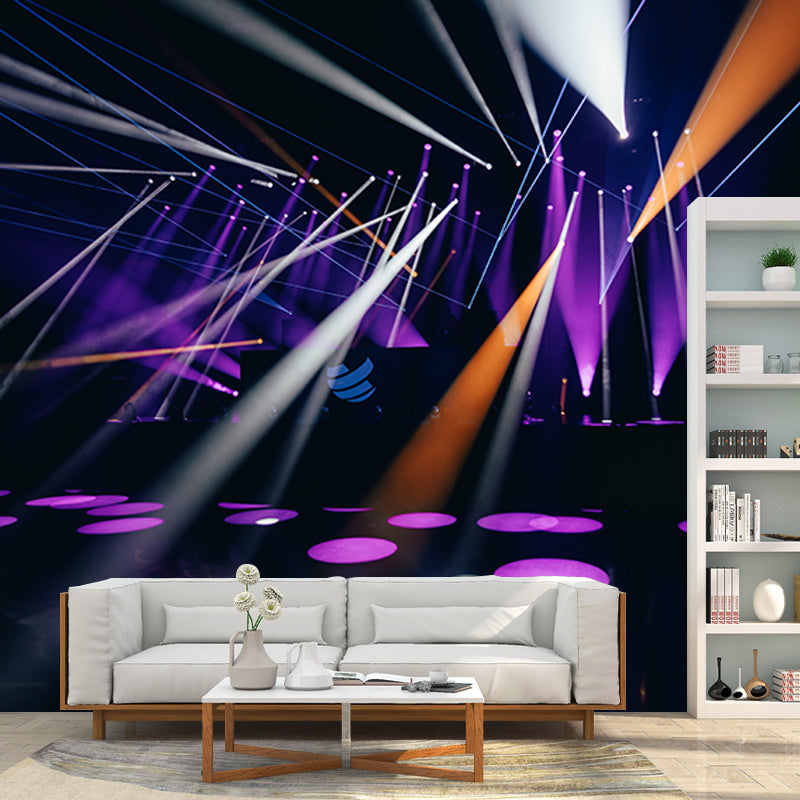 Music Lovers Mildew Resistant Mural Wallpaper Sleeping Room Wall Mural