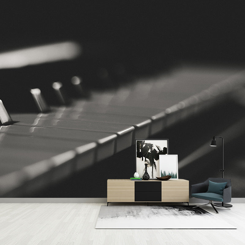 Photography Stain Resistant Mural Wallpaper Musical Instruments Living Room Wall Mural