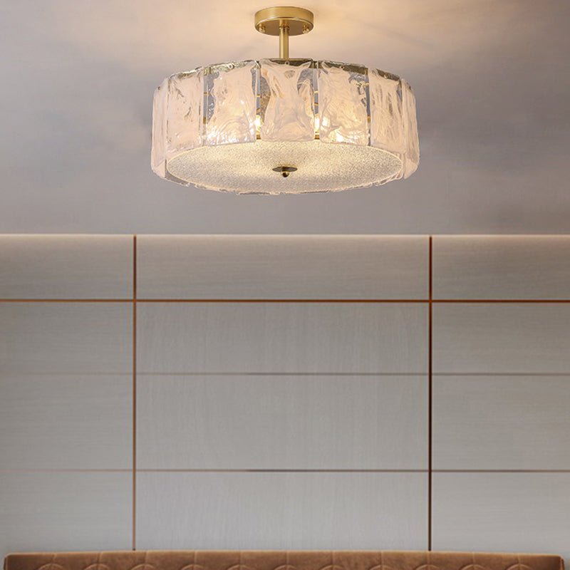 Multi -Licht zylindrische Deckenleuchte moderne Glasdecke Beleuchtung für Wohnzimmer