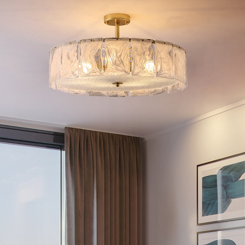 Multi -Licht zylindrische Deckenleuchte moderne Glasdecke Beleuchtung für Wohnzimmer