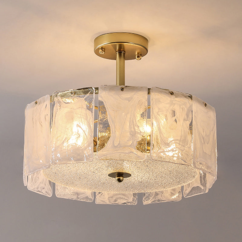 Multi -Licht zylindrische Deckenleuchte moderne Glasdecke Beleuchtung für Wohnzimmer