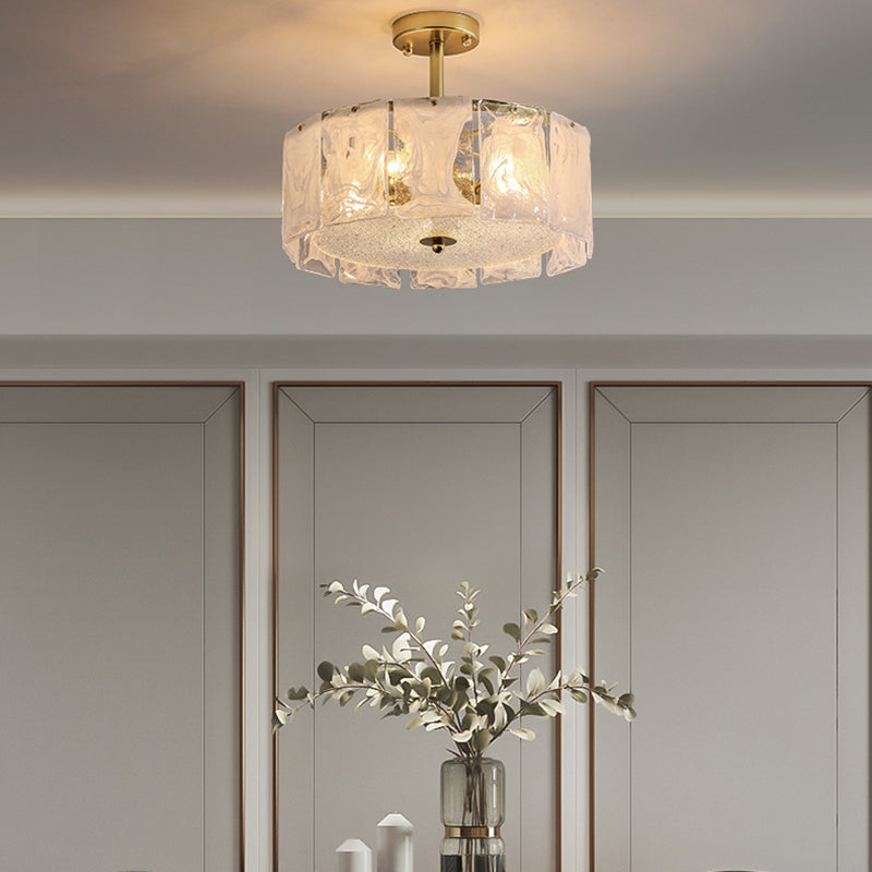 Multi -Licht zylindrische Deckenleuchte moderne Glasdecke Beleuchtung für Wohnzimmer