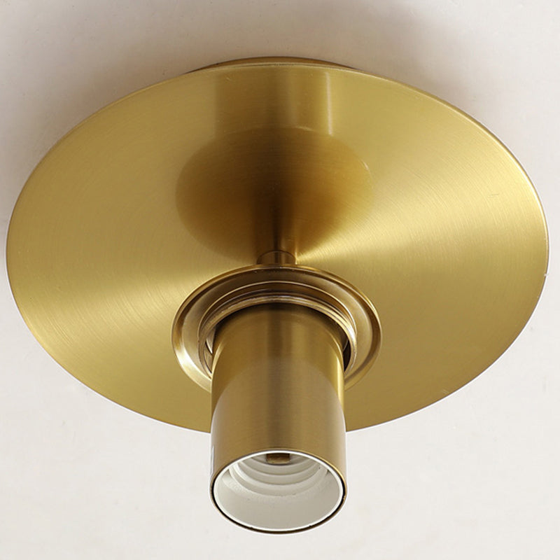 1 Light Spherical Ceiling Light Modern Style Glass Ceiling Lighting for Dining Room