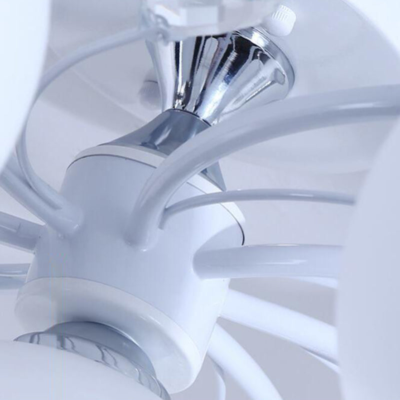 Lámpara de montaje de semi raspadilla de sala de estar de estilo moderno de techo de techo de techo de tono de cúpula