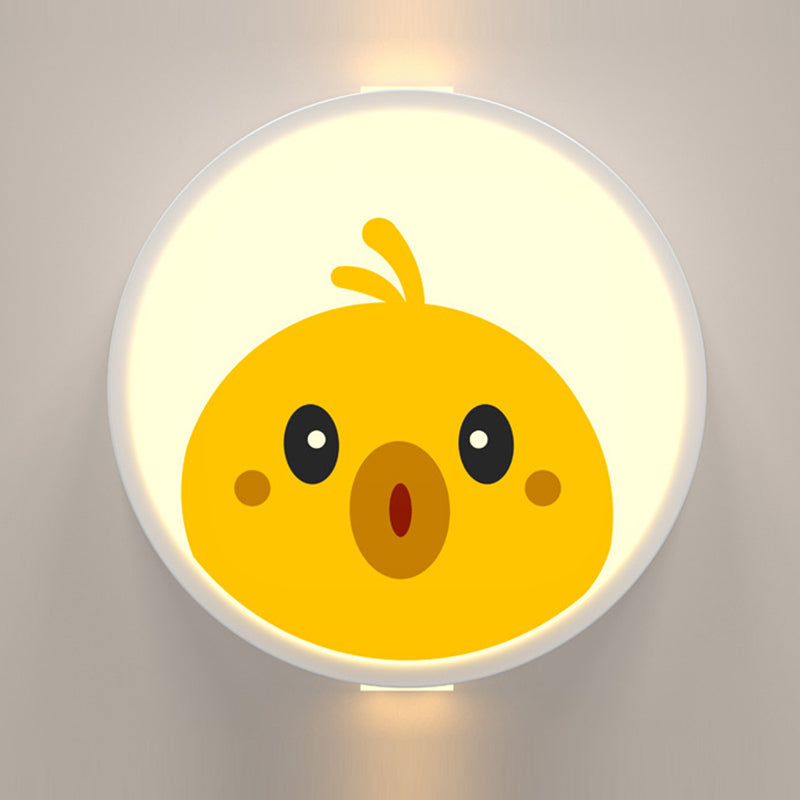 Lampada da parete per bambini con funce a led animalette di cartoni animati