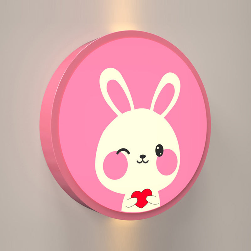 Lampada da parete per bambini con funce a led animalette di cartoni animati