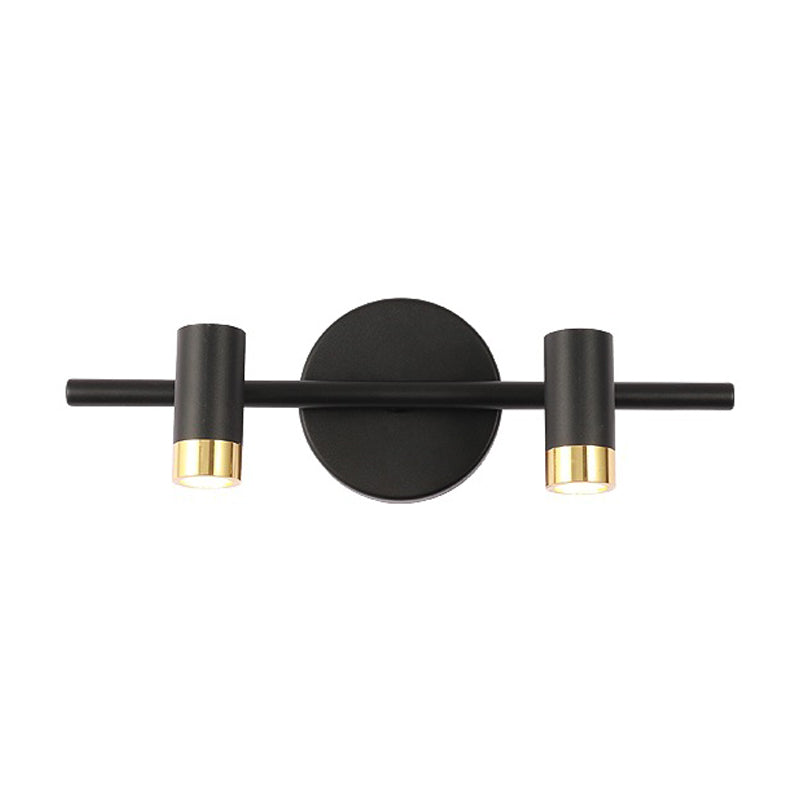 Modern Simple Style Iron Vanity Light Cylinder Shape Vanity Lamp for Shower Room