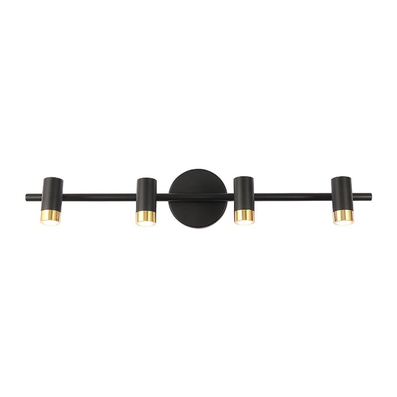 Modern Simple Style Iron Vanity Light Cylinder Shape Vanity Lamp for Shower Room