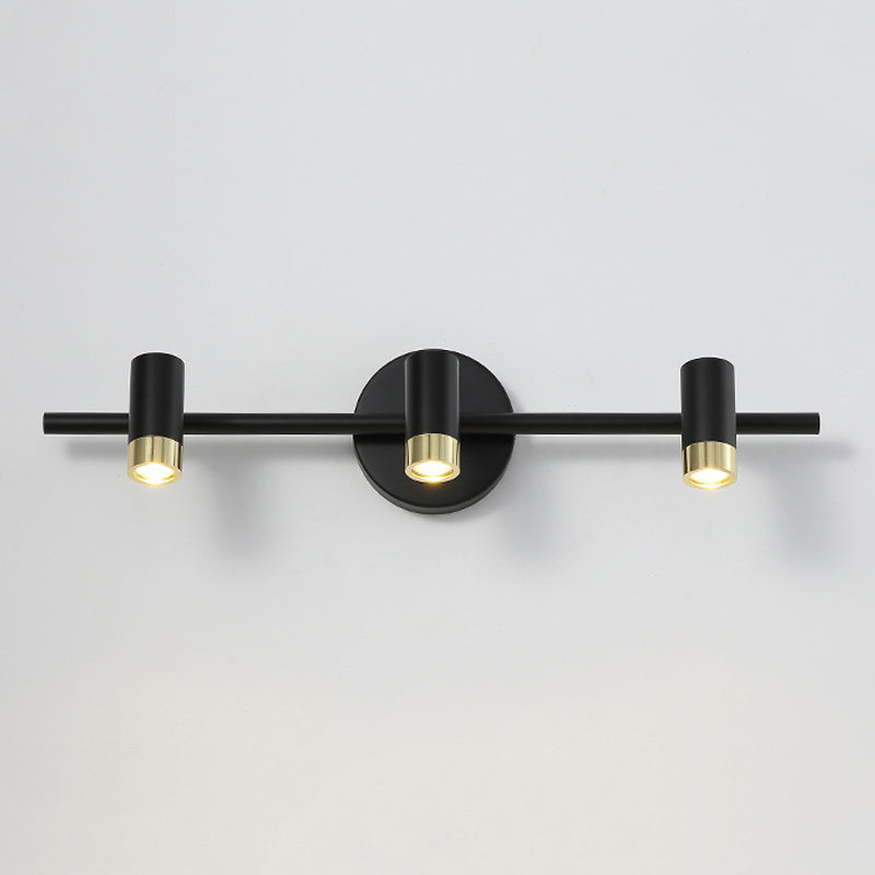 Modern Simple Style Iron Vanity Light Cylinder Shape Vanity Lamp for Shower Room