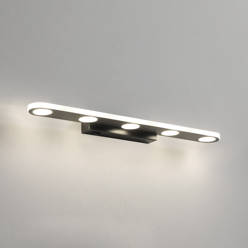 Stile semplice moderno tutta la luce di vanità per vanità in rame lampade per vanità a LED per bagno con doccia