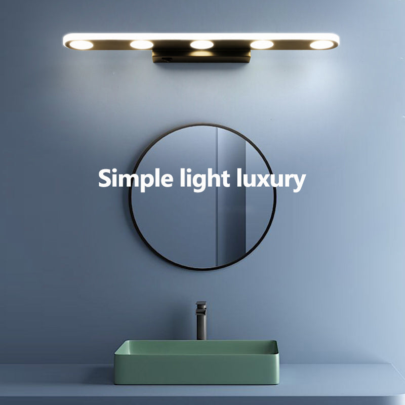 Stile semplice moderno tutta la luce di vanità per vanità in rame lampade per vanità a LED per bagno con doccia