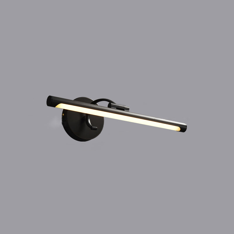 Lampada vanità vanità in rame in stile nordico con tonalità acrilica per camera da letto