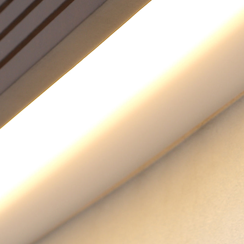 Lámpara de tocador LED de forma de tocador de madera de goma de estilo nórdico para dormitorio
