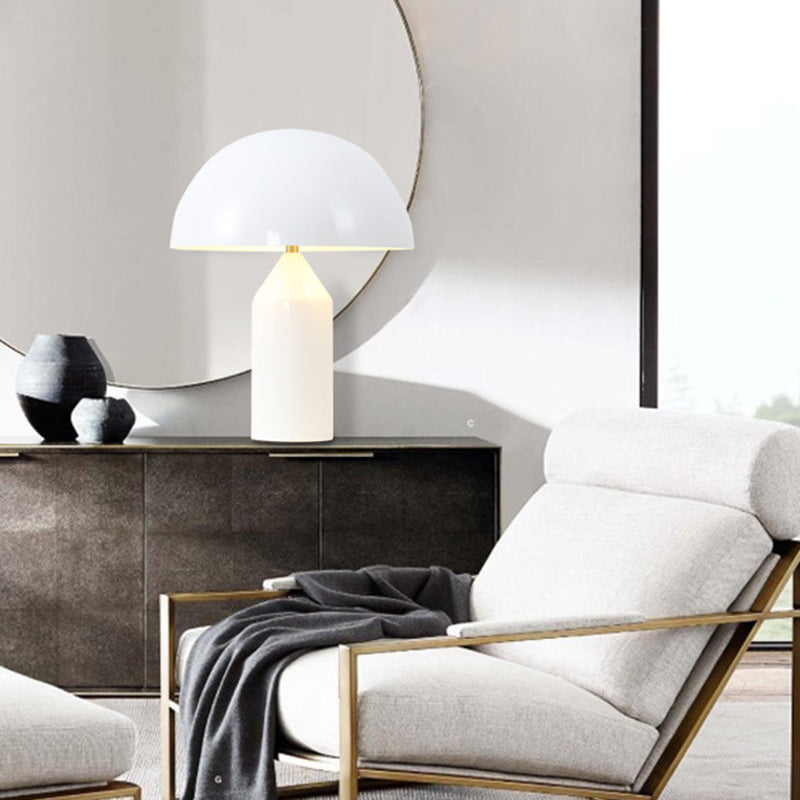 Contemporary Style Dome Night Table Lamps Metal 1-Light Table Lamp