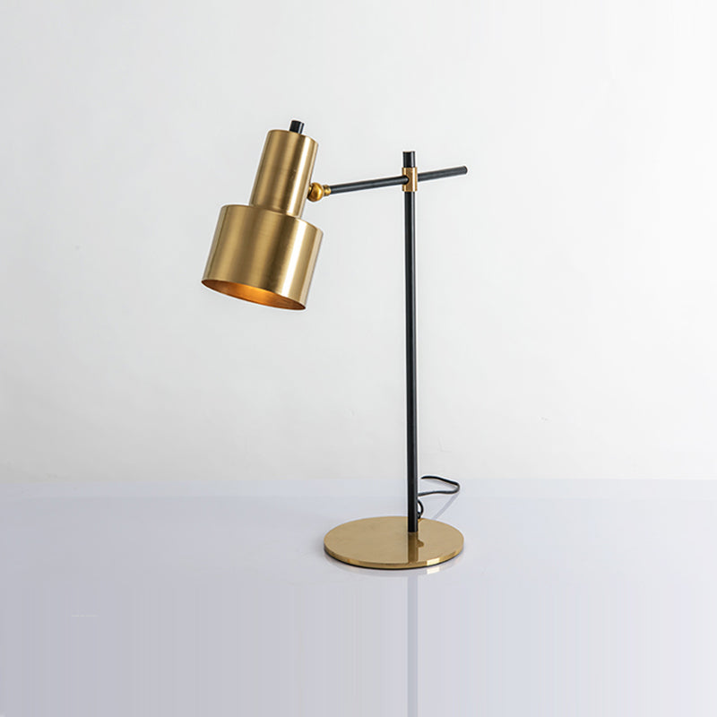 Contemporary Style Geometric Night Table Lamps Metal 1-Light Table Lamp