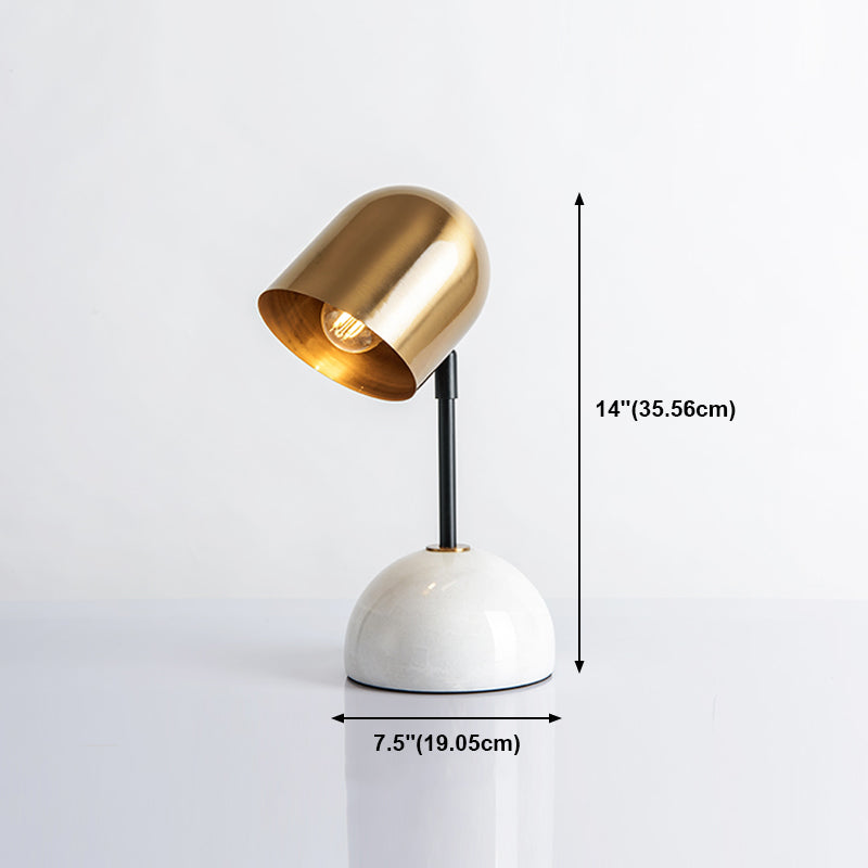 Contemporary Style Geometric Night Table Lamps Metal 1-Light Table Lamp