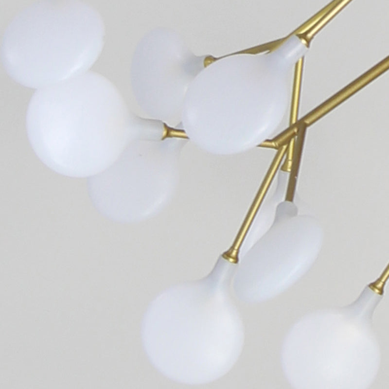 Metal Unique Shape Chandelier Light Modern Style Multi Light Hanging Lamp for Bedroom