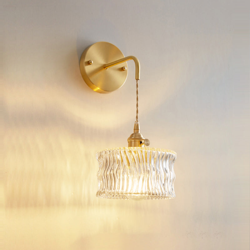 Geometrische Wandlampen für industrielle Stile Glas 1 leichte Wandleuchten