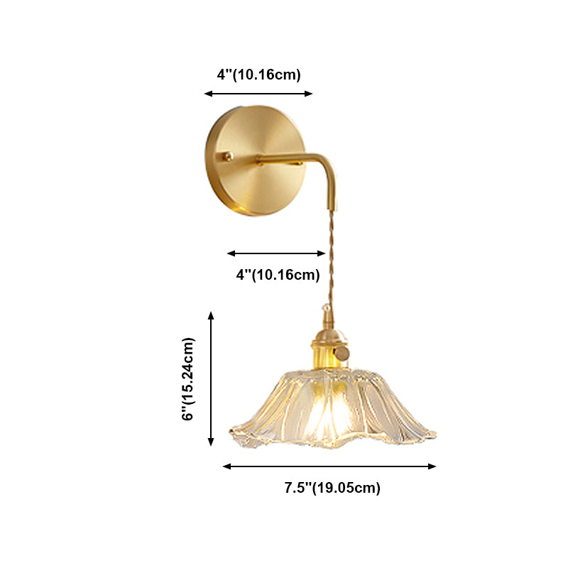 Geometrische Wandlampen für industrielle Stile Glas 1 leichte Wandleuchten