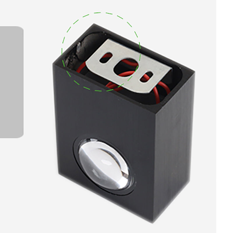 Multi -Lichter quadratische Wandleuchten moderner Metallwandmontagelampen im modernen Stil