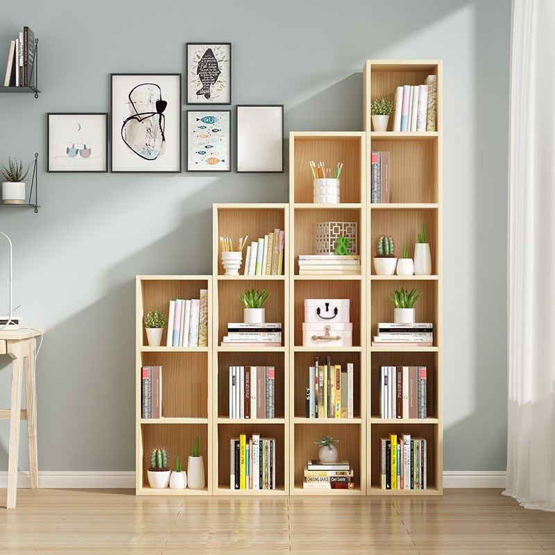 Libreria standard di pino scandinavo libreria chiusa verticale per soggiorno