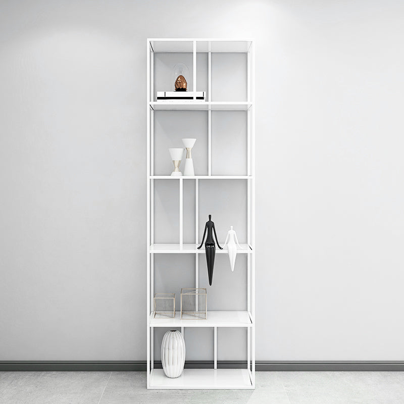 Metall Industrial Etagere Bücherregal Iron Open vertikaler Bücherregal für Büro