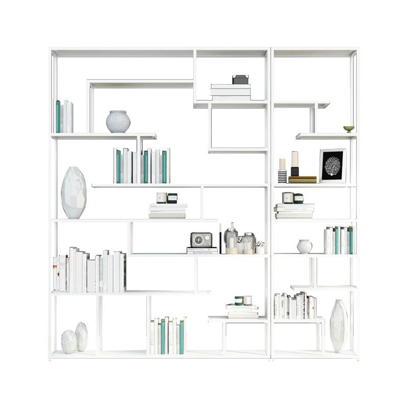 Industrial Metal Etagere Bookshelf Open Iron Bookshelf for Home Office