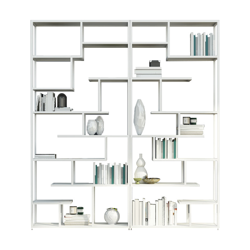 Industrial Metal Etagere Bookshelf Open Iron Bookshelf for Home Office