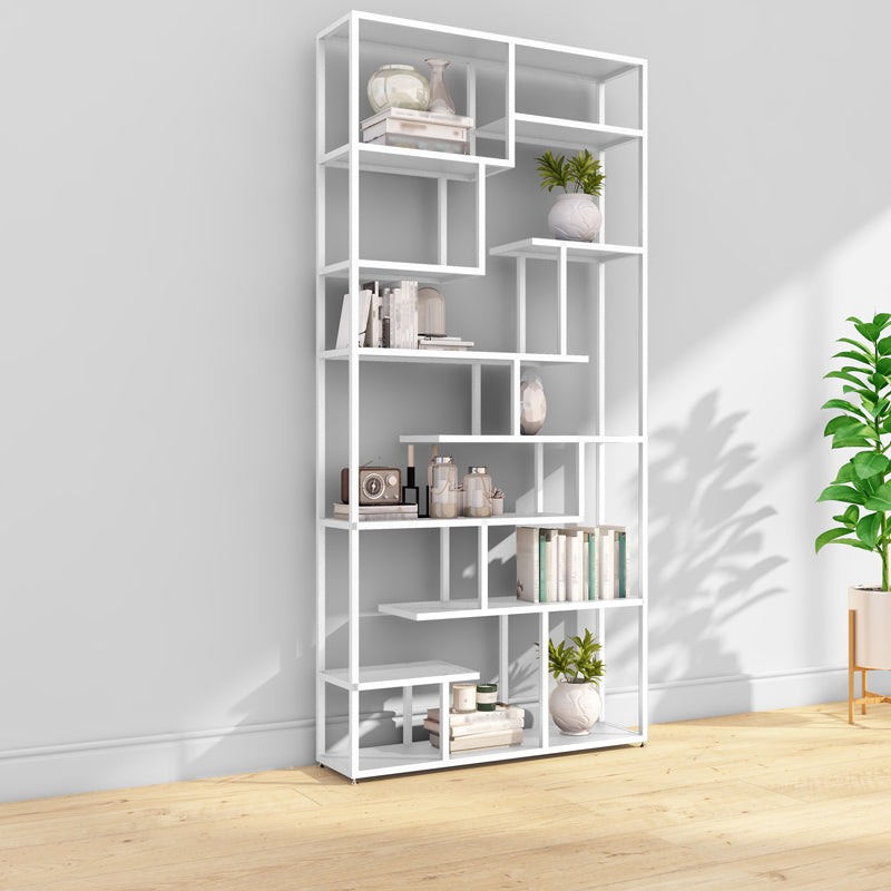 Industrial Metal Etagere Bookshelf Open Iron Bookshelf for Home Office