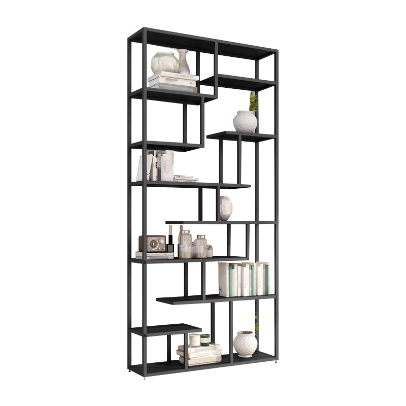 Industrial Metal Etagere Bookshelf Open Iron Bookshelf for Home Office