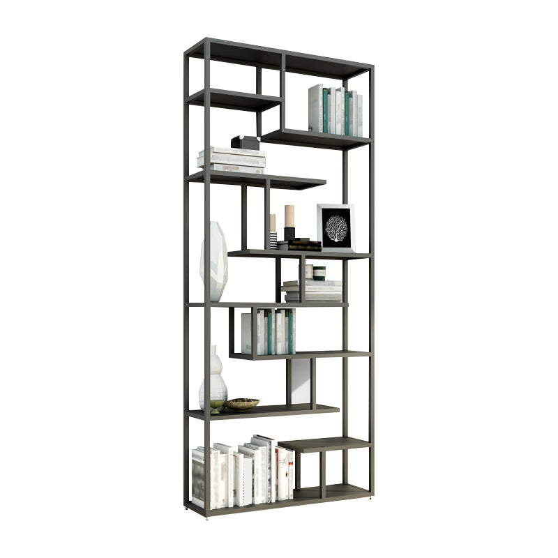 Industrial Metal Etagere Bookshelf Open Iron Bookshelf for Home Office