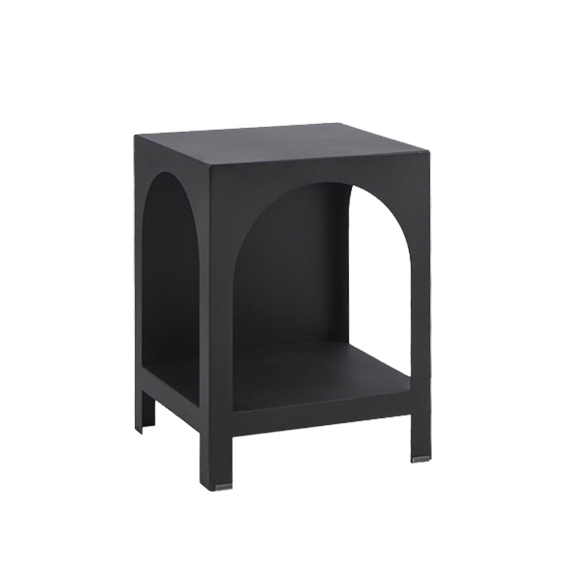 Metal Closed Back Bookshelf Scandinavian Style Bookcase for Home Office