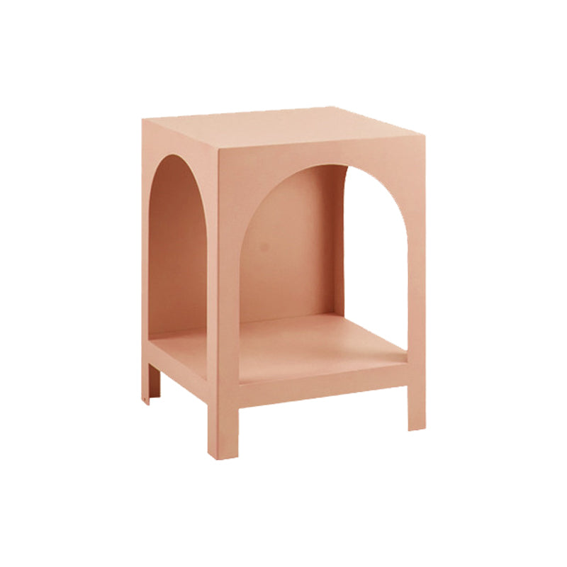 Metal Closed Back Bookshelf Scandinavian Style Bookcase for Home Office