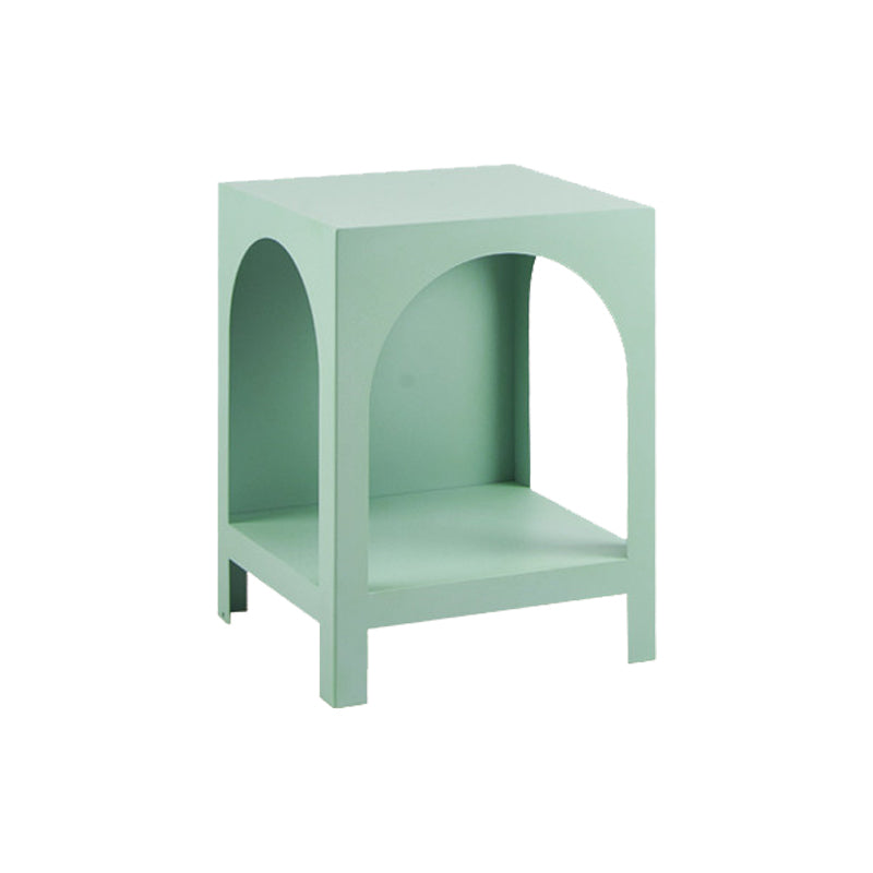Metal Closed Back Bookshelf Scandinavian Style Bookcase for Home Office
