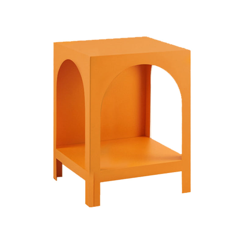 Metal Closed Back Bookshelf Scandinavian Style Bookcase for Home Office