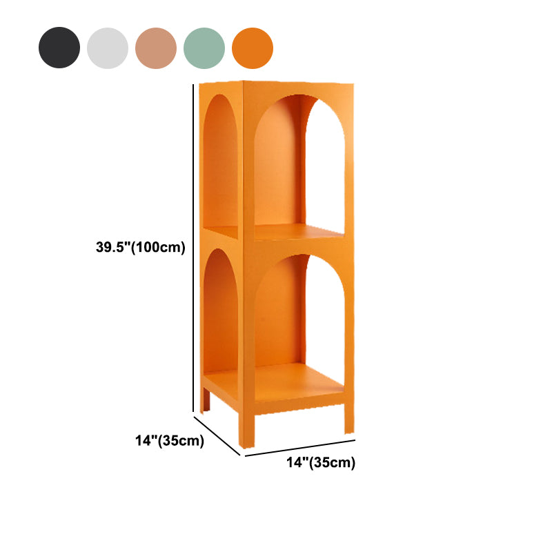 Libreria in metallo chiuso per la libreria scandinava per ufficio a casa