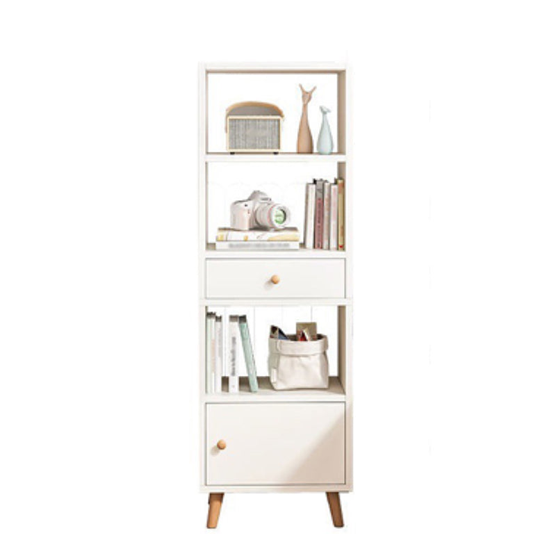 Libreria standard in legno fabbricato scandinavo libreria aperta verticale con porta