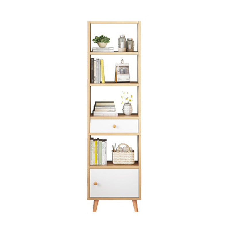 Libreria standard in legno fabbricato scandinavo libreria aperta verticale con porta