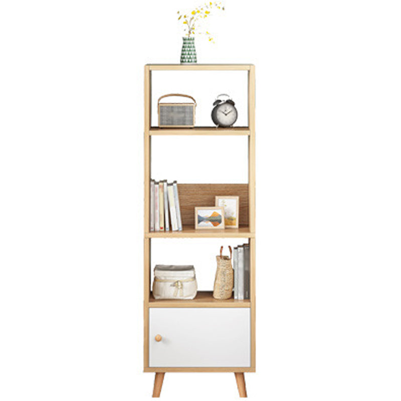 Libreria standard in legno fabbricato scandinavo libreria aperta verticale con porta