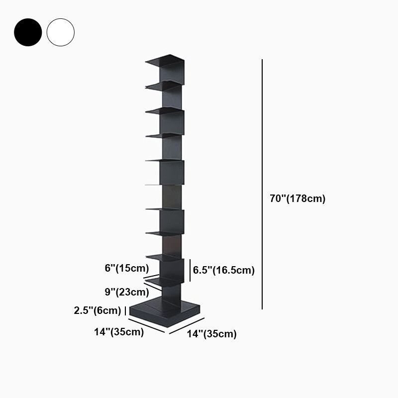 Libreria in stile moderno scaffale in acciaio inossidabile libreria per casa