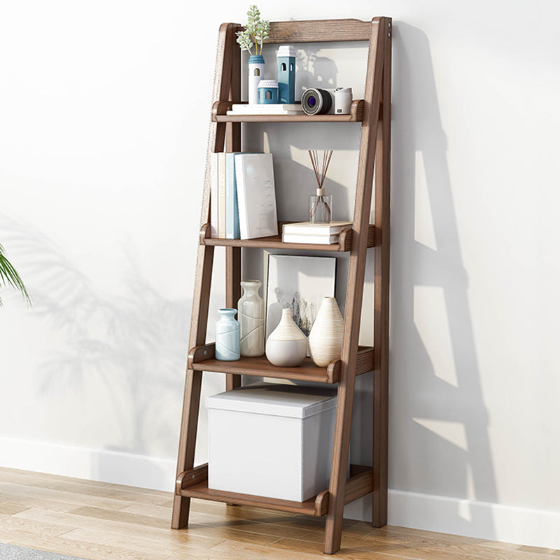 Contemporary Wooden Bookcase Open Back Bookcase for Home Office