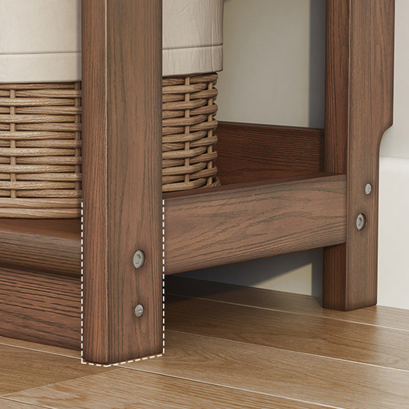 Contemporary Wooden Bookcase Open Back Bookcase for Home Office