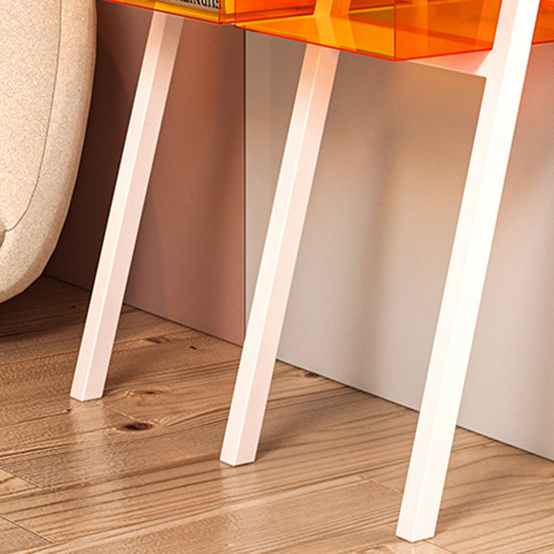 Zeitgenössisches geometrisches Bücherregal Acryl -Bücherregal, 11,8 "L x 9,4" W x 35.4 "H