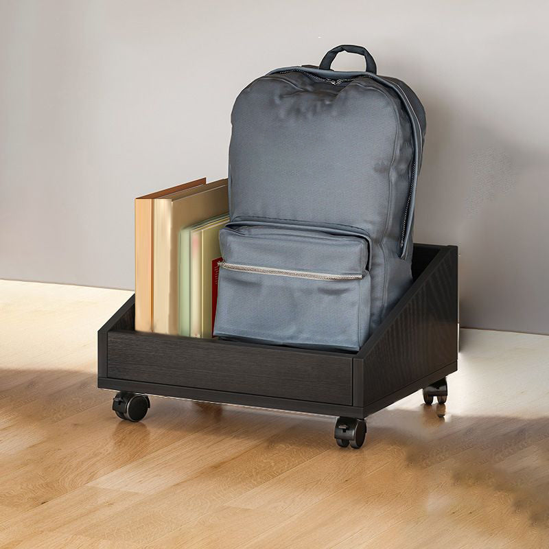 Moderner Stil aus Holzbücher aus Holz, Offenes Regalbuch mit Zaubererrädern